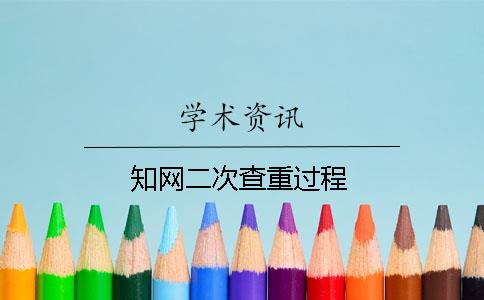 知网二次查重过程