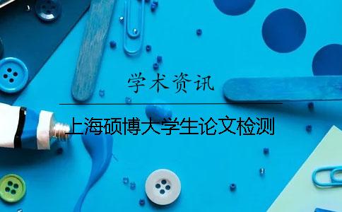 上海硕博大学生论文检测